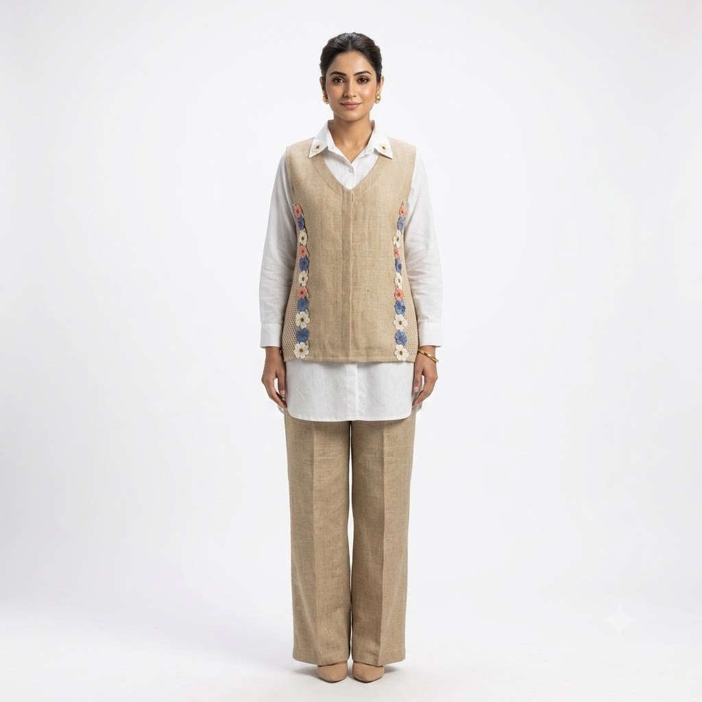 Desert Sand Contemporary Kurta Set