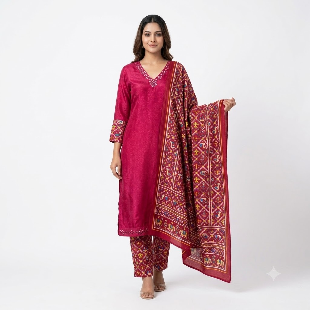 Elegant Maroon Ethnic Wear for Women